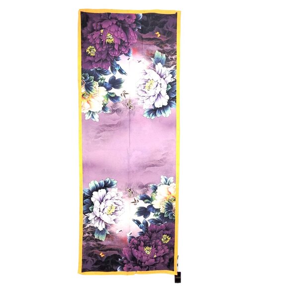 NWT Double-Sided Silk Scarf 27"x70" Long Rectangle Shawl Wrap 3311 - Picture 1 of 8